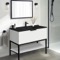 Free Standing Bathroom Vanity, Modern and Shelf, 40 Inch