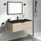 Wall Mounted Bathroom Vanity, Modern, 40 Inch