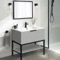 Free Standing Bathroom Vanity, 34 Inch