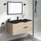 Wall Mounted Bathroom Vanity, Modern, 40 Inch