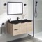 Wall Mounted Bathroom Vanity, Modern, 40 Inch