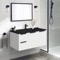 Wall Mounted Bathroom Vanity, Modern, 40 Inch