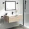 Wall Mounted Bathroom Vanity, Modern, 40 Inch