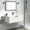 Wall Mounted Bathroom Vanity, Modern, 40 Inch