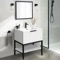Free Standing Bathroom Vanity, 26 Inch