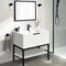 Free Standing Bathroom Vanity, 34 Inch