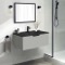 Wall Mounted Bathroom Vanity, 34 Inch