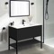 Black Free Standing Bathroom Vanity, 40 Inch