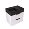 Fluted Floating Bathroom Vanity - 24 Inch, Small, Modern, Glossy White, Fluted Cabinet