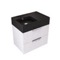 Fluted Floating Bathroom Vanity - 24 Inch, Small, Modern, Glossy White, Chrome Handles, Fluted Cabinet