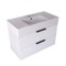 Fluted Floating Bathroom Vanity - 32 Inch, Modern, Glossy White, Fluted Cabinet