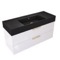 Fluted Floating Bathroom Vanity - 48 Inch, Modern, Glossy White, Gold Handles, Fluted Cabinet