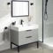 Modern Bathroom Vanity, 32 Inch, Free Standing