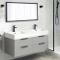 Double Floating Bathroom Vanity, Modern, 48 Inch