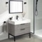 Modern Bathroom Vanity, 32 Inch, Free Standing
