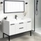 Modern Bathroom Vanity, 48 Inch, Free Standing