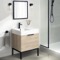 24 Inch Modern Small Bathroom Vanity, Free Standing