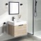Floating Small Bathroom Vanity, Modern, 24 Inch
