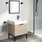 Modern Small Bathroom Vanity, 24 Inch, Free Standing