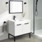 Modern Bathroom Vanity, 32 Inch, Free Standing