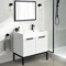 Modern Bathroom Vanity, 32 Inch, Free Standing
