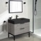 Modern Bathroom Vanity, 32 Inch, Free Standing