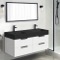 Floating Double Bathroom Vanity, 48 Inch