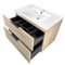 Wall Mounted Bathroom Vanity, Modern, 32 Inch