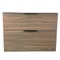 32 Inch Bathroom Vanity, Wall Mounted, Modern, Walnut