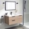 Wall Mounted Bathroom Vanity, Modern, 36 Inch