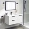 36 Inch Bathroom Vanity, Wall Mounted, Modern