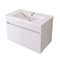 Floating Bathroom Vanity - 30 Inch, Modern, Glossy White