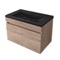 Floating Bathroom Vanity - 30 Inch, Modern, Weathered Light Oak