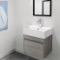 Small Floating Bathroom Vanity, Modern, 24 Inch