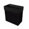 Floating Vanity - Fluted, Small, Modern, 24 Inch, Matte Black