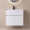 Modern Floating Vanity, 26 Inch, Glossy White