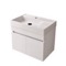 Modern Floating Vanity, 26 Inch, Glossy White