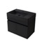 Black Floating Vanity, 26 Inch, Modern, Matte Black