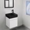 Small Floating Vanity, 16 Inch, Glossy White