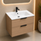 Floating Vanity - Modern, 28 Inch, Walnut