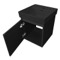 Small Black Floating Bathroom Vanity, Modern, 18 Inch