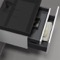 Floating Vanity - Modern, 24 Inch, Glossy White