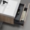 Floating Small Bathroom Vanity, Modern, 24 Inch