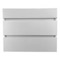 White Bathroom Vanity, Wall Mounted, Modern, 32 Inch
