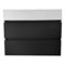 Modern Bathroom Vanity, Black, Wall Mounted, 32 Inch