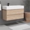 40 Inch Bathroom Vanity, Wall Mounted, Modern