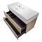 40 Inch Bathroom Vanity, Wall Mounted, Modern