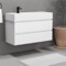 Wall Mounted Bathroom Vanity, Modern, 40 Inch