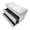 Wall Mounted Bathroom Vanity, Modern, 40 Inch