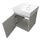 Floating Small Bathroom Vanity, Modern, 18 Inch